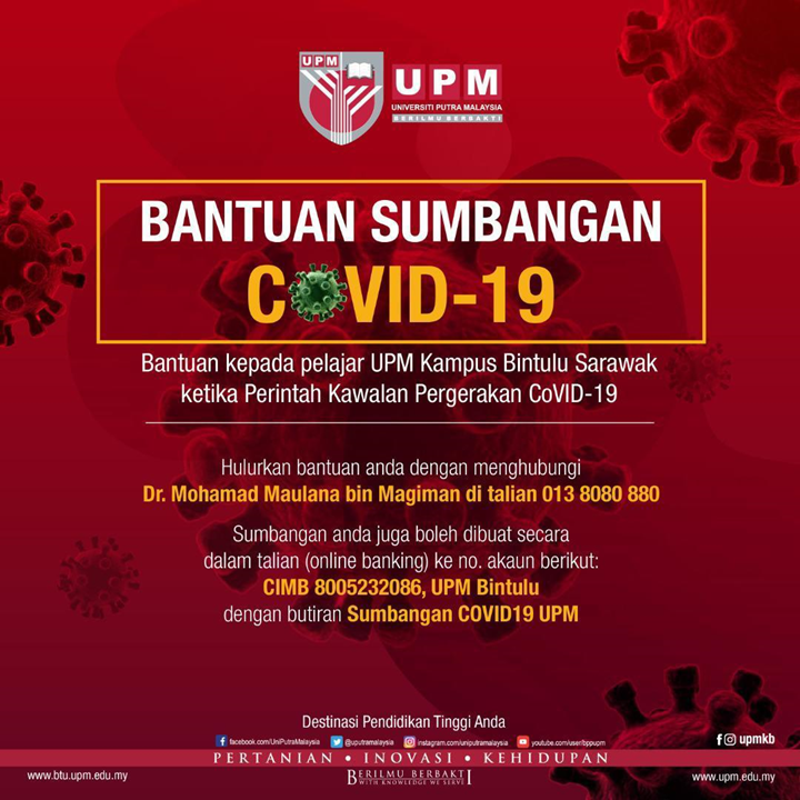 Bantuan kepada pelajar di UPM Kampus Bintulu Sarawak