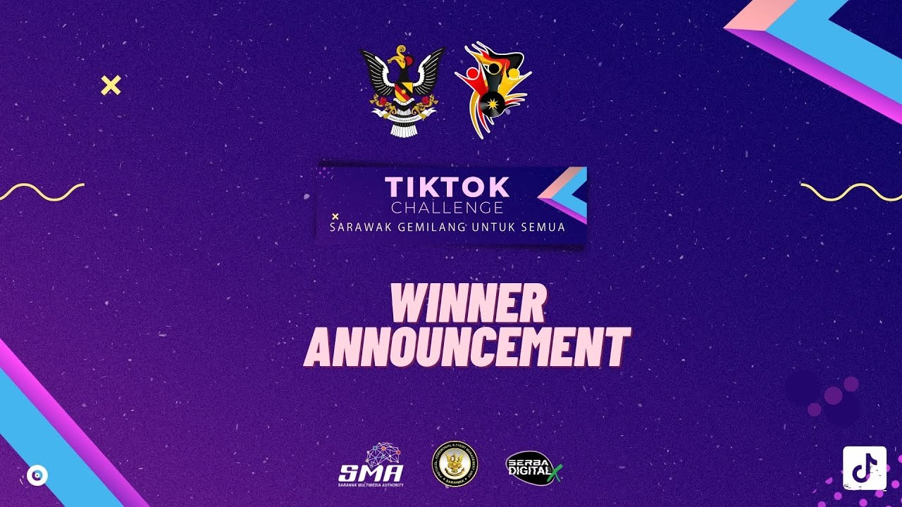 TikTok Challenge in Conjunction with Hari Sarawak 2021 celebration winner announcement