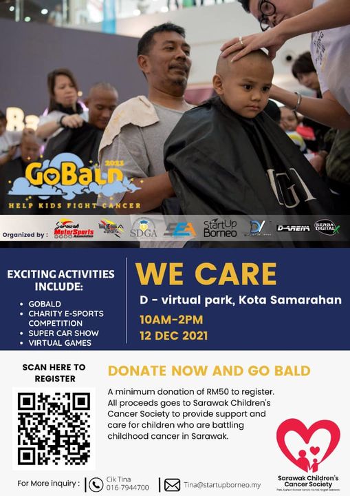 WE CARE AND WE GO BALD!

Organized by Sarawak Motorsports Association (SMA) and …
