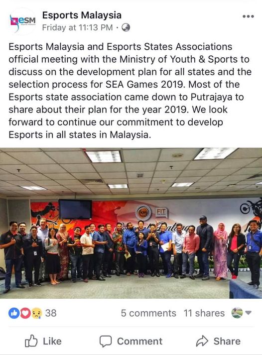 We wish to clarify that we at Sarawak Esports Association was not represented at…