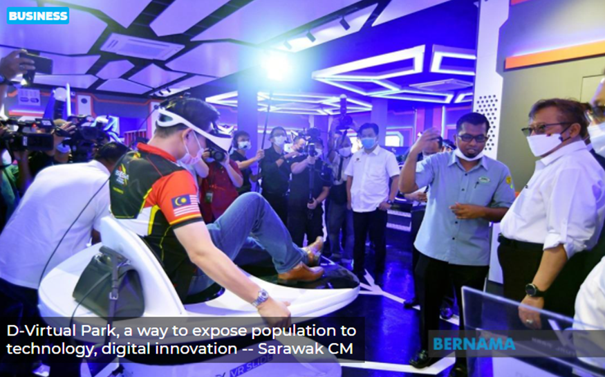D-Virtual Park, a way to expose population to technology, digital innovation — Sarawak CM